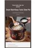 In Stock Fully Automatic Electric Stew Pot: 2.5-6L Ceramic Multi-functional Clay Pot for Soups, Porridge, and Health Cooking
