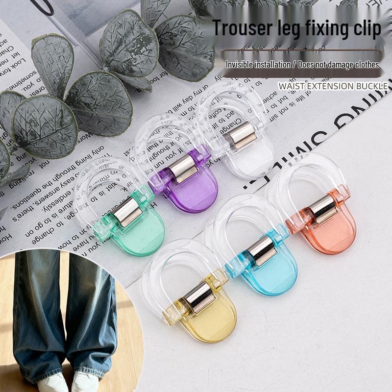 Pant Cuff Clip: Invisible Hemming & Adjustable Buckle for Shortening Long Trousers