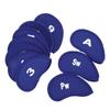 Number Neoprene Golf Iron Covers Set 10PCS Golf Iron Head Covers Golf Iron Sleeve Golf Club Protective Case Sapphire Blue
