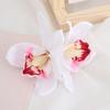 Bohemian Style Hairpin Double Large Artificial Cymbidium Flower Hair Clip For Women And Girls Fashion Accessory