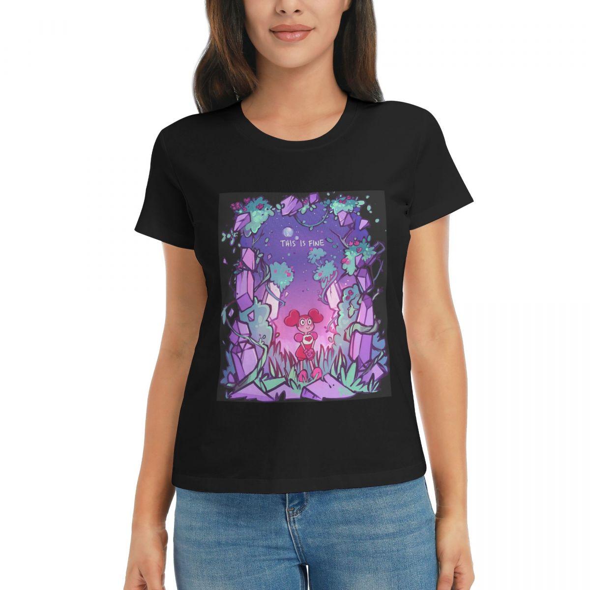 

Women TShirt This Is Fine Steven Universe Summer Short Sleeve Tees ONeck Cotton T Shirts Clothes Tops Streetwear 4XL