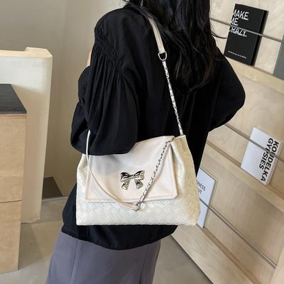 Korean Version of High-end Fashion Commuter Bag Women's 2025 New Simple Versatile Tote Bag Niche Casual Shoulder Bag