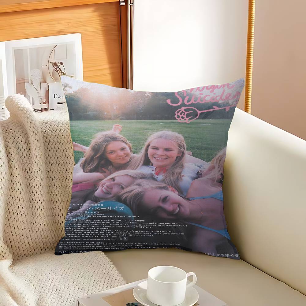 Classic Sofia Coppola Movie The Virgin Pillow Gift Home Office Decoration Bedroom Sofa Car Cushion Cover Case 45X45