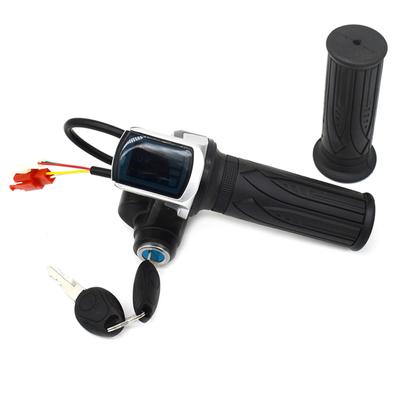 Elektrofahrrad Daumengas 36V48V Beschleuniger Für E-Bike/Elektroroller Zubehör Gasgriff Lenker Mit LED-Anzeige