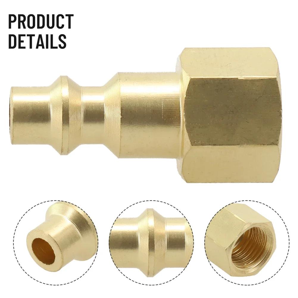 

2pcs Quick Connector Brass 1/4 NPT Air Line Hose Compressor Connectors Brass Female Quick Release Fitting China Mainland
