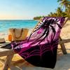 Spider Web Beach Towel Super Soft & Absorbent Comfortable Lightweight Suitable for Sports, Travel, Swimming, Yoga, Bathroom, Beach, And Pool