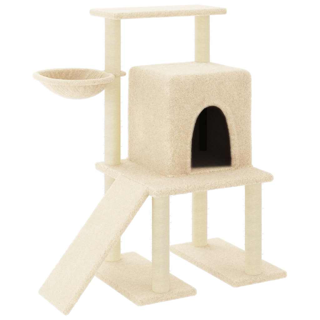 Scratching Post with Sisal Scratching Posts Cream 96.5 Cm