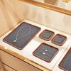 Solid Wood Jewelry Display Tray for Rings, Earrings, Necklaces & Bracelets Showcase