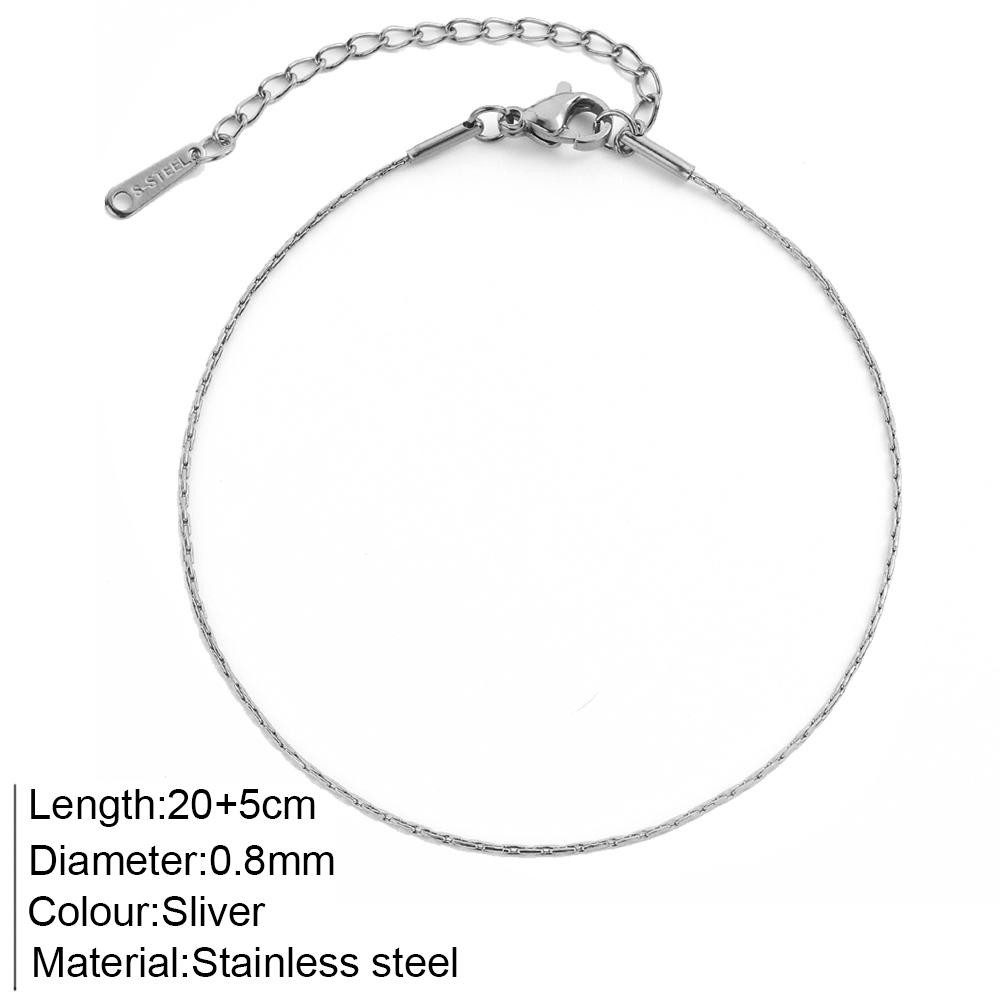 Stainless Steel Delicate Anklet for Women Gold Color Chain Anklet Bracelets On The Leg Do Not Fade Anklet Jewelry Women 2025 New
