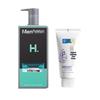 Men's Herbal Refreshing Shower Gel & Hada Labo Cleanser Set