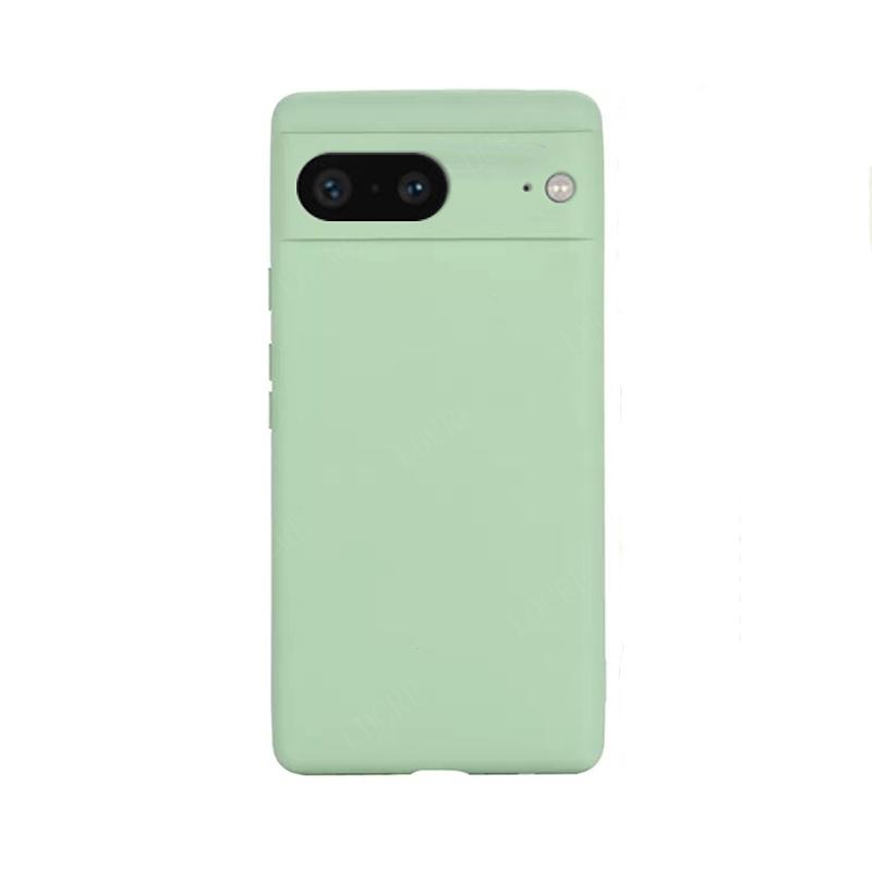 Für Google Pixel 8 Hülle Pixel 6 7 8 Pro 7A 6A Capas Telefonhülle Bumper Flüssigsilikon Weiche TPU Hülle Google Pixel 8 Fundas