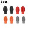 2PCS/4PCS Drum Mute Silicone Sleeves - Weakened Sound Silencers, Practice Tips, Drumstick Head Rubber Sleeves for Quiet Drumming
