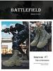 Men's Plus Size Lightweight Combat & Tactical Boots - Puncture-Proof Desert Outdoor Footwear