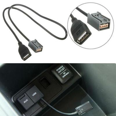 AUX USB Female Cable Adapter Port For Honda/for Civic/Fit 2008 Onwards Wheel-mounted Audio Controls Car Accessories