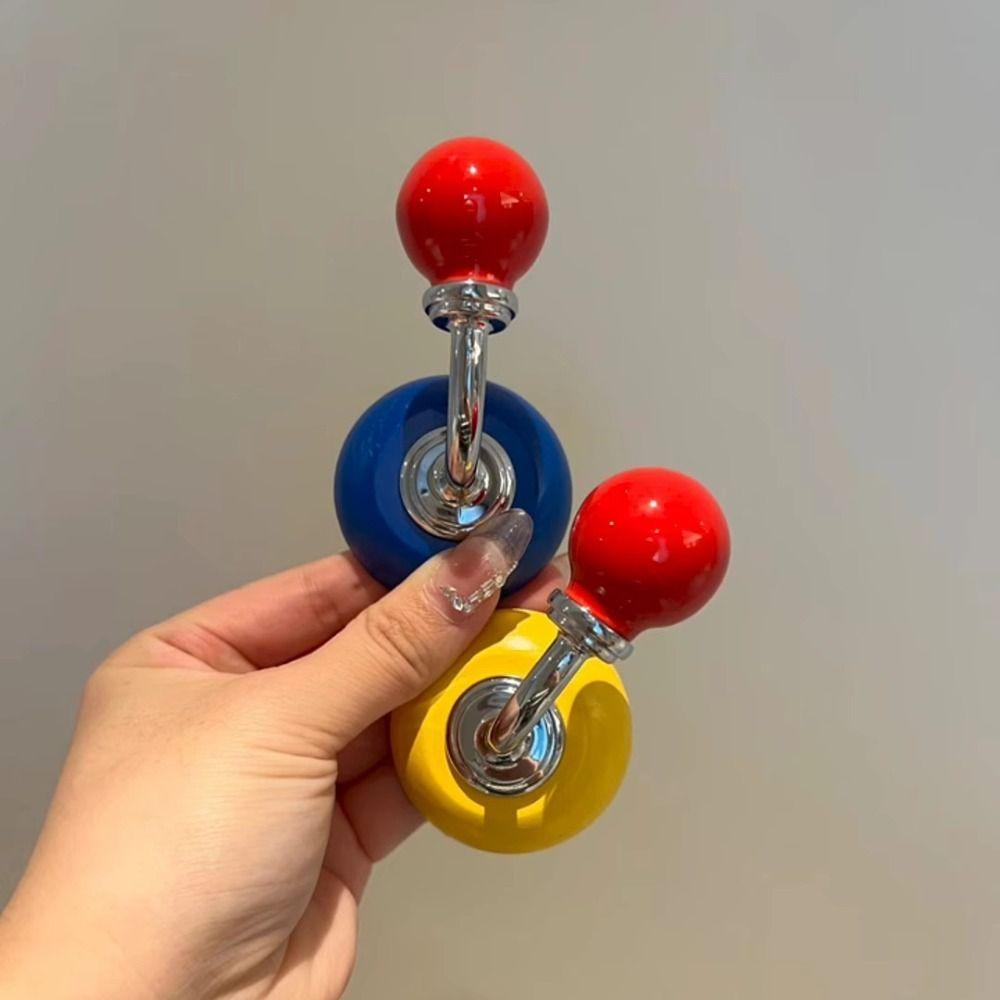 Free Punching Creative Hook Nordic Style Design Wall Key Holder Rack Room Hangers Hook  Hallway