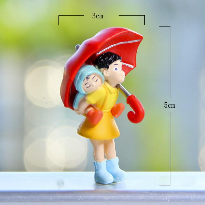 Neighbor My Totoro With Umbrella Pvc Action Figures Model Toy Gifts Decoration