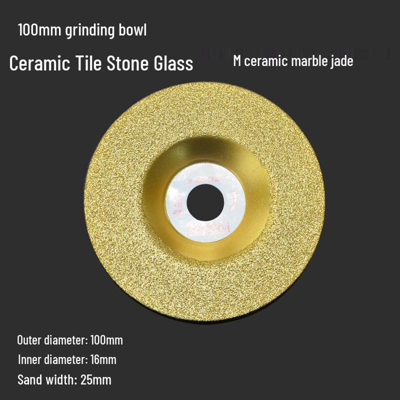 Diamond Angle Grinder Disc for Trimming, Chamfering, Cutting, and Polishing Tiles