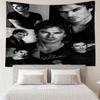 Damon Salvatore Romance Tapestry, Unique Design Tapestry, Wall Decor for Bedroom,Livingroom, Playroom,Heartwarming Fan Holiday Gifts