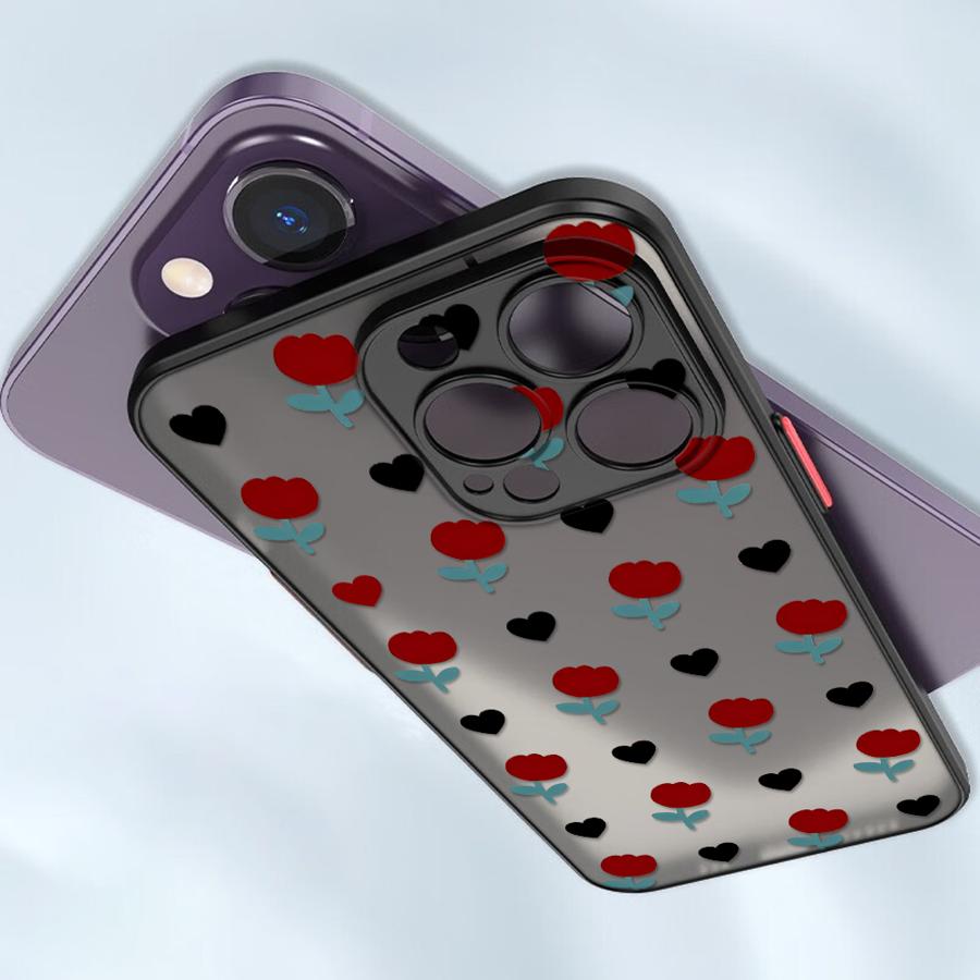 Cute Flower Funda Back Phone Cover Case for iPhone 17 Pro Max 16 Plus 11 7 8 SE 12 XS XR 15 Air 14 13 Mini