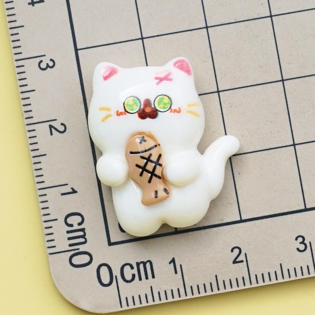 6PCS DIY Refrige Persimmon Kitty Magnets Nordic Personalized Home Decor Whiteboard Po Message Board Home