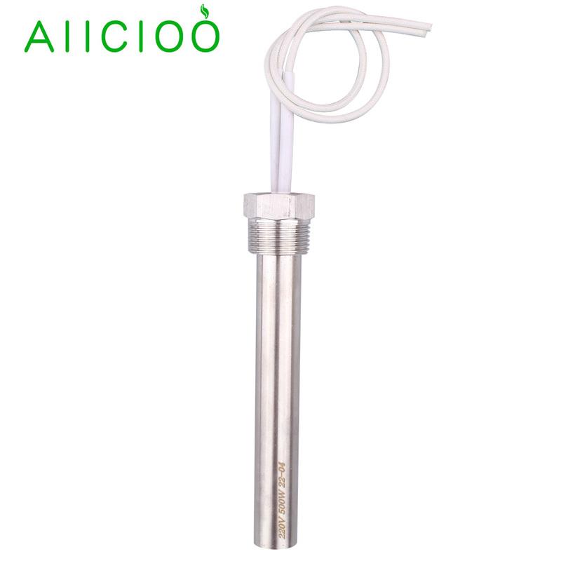 

DN20(3/4 )Cartridge Heater Element 220V Electric Water Heater Cylindrical Immersion Heating Element 250w/500w/1kw/1.5/2kw SUS304 250W 19x100mm
