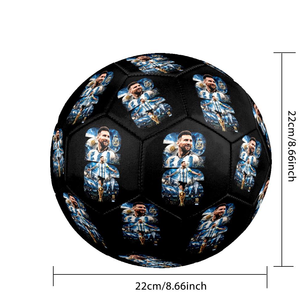 Messi 10 Number World Cup Champion Size 5 Football Machinestitched Indooroutdoor Universal Football Surprise Collection Gift