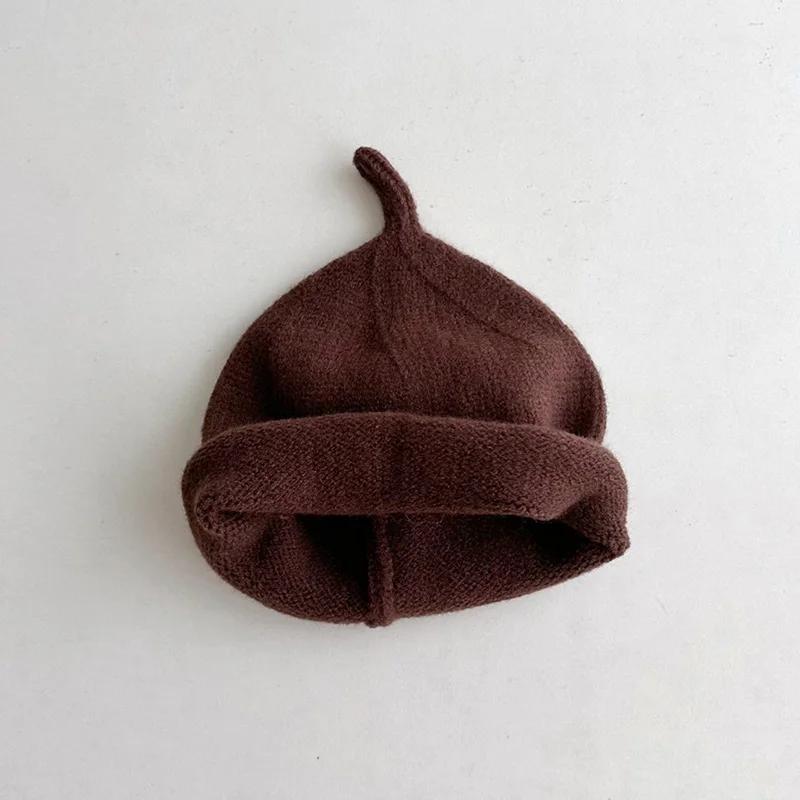 Kids Winter Hats for Newborn Boys Crochet Bonnet Toddler Girl Cap Children Baby Photography Props Boy Accessories Warm Stuffs