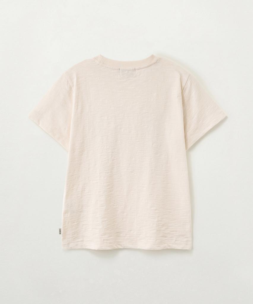 Seteo (W) I Love Slub Short Sleeve T-Shirt Cream