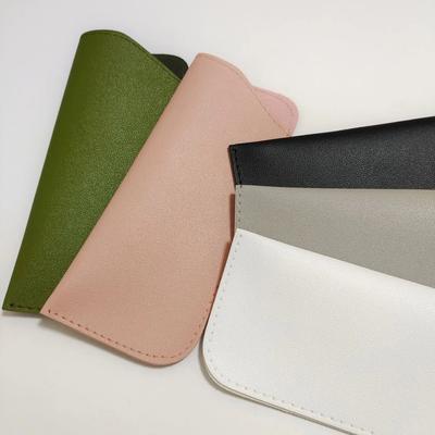 Portable Soft Glasses Bag PU Leather Simple Eyeglasses Case Holder Eyewear Accessories Eyewear Storage Bags