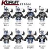 Serie Kinder Lernbausteine Figuren Tasche KT1064 Kampfspielzeug