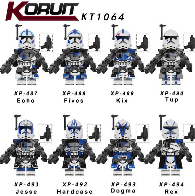 Serie Kinder Lernbausteine Figuren Tasche KT1064 Kampfspielzeug