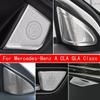 Copertura Decorativa Stereo per Altoparlanti Portiera Auto in Acciaio, Rivestimento Trim Altoparlante per Mercedes-Benz Classe A CLA GLA W176 X156 C117