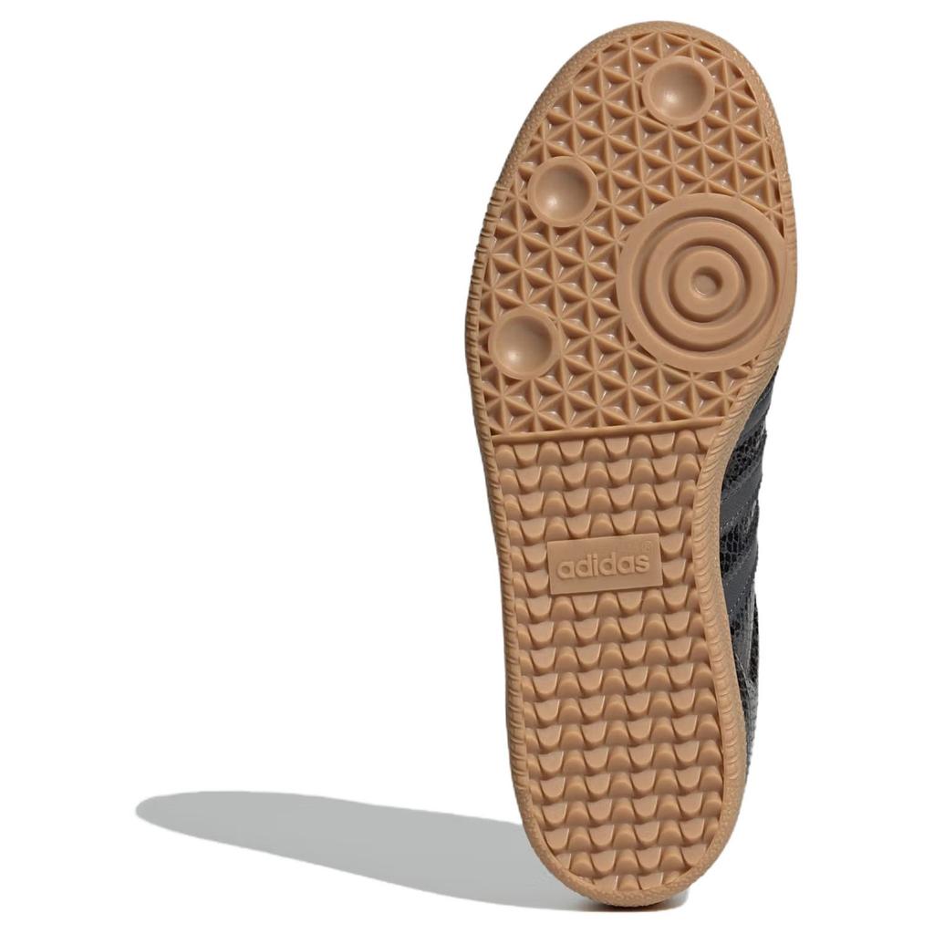 Adidas Samba OG Schlangenleder-Pack - Schwarze Damen-Sneaker Core-Black Grey-Six Gum-3 JQ3532