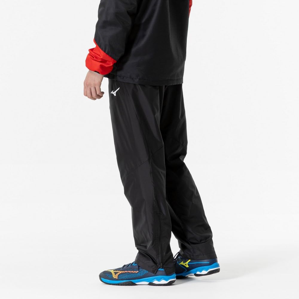 Tennis Windbreaker and Size 2XL Pants, Water-Repellent Windproof, 62MFA503, Unisex, Black,
