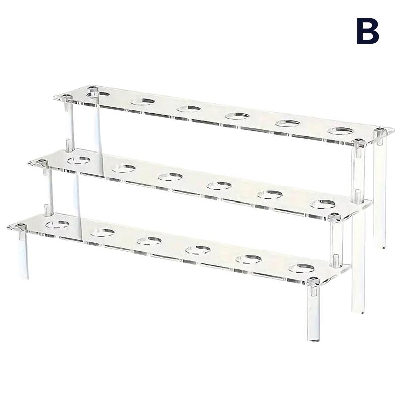 Trapezoidal Acrylic Ice Cream Cone Dessert Holder Tray Waffle Cone Display Stand Storage Rack Wedding Party Food Baking Tools