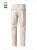 2026 Spring/Summer Men's Korean Style Faux Cowhide Zipper Casual Pants - Loose, Comfortable, Versatile, Fashionable
