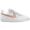 Nike Court Borough Low Recraft GS Białe Trampki Dziecięce Błyszczące DV5456141