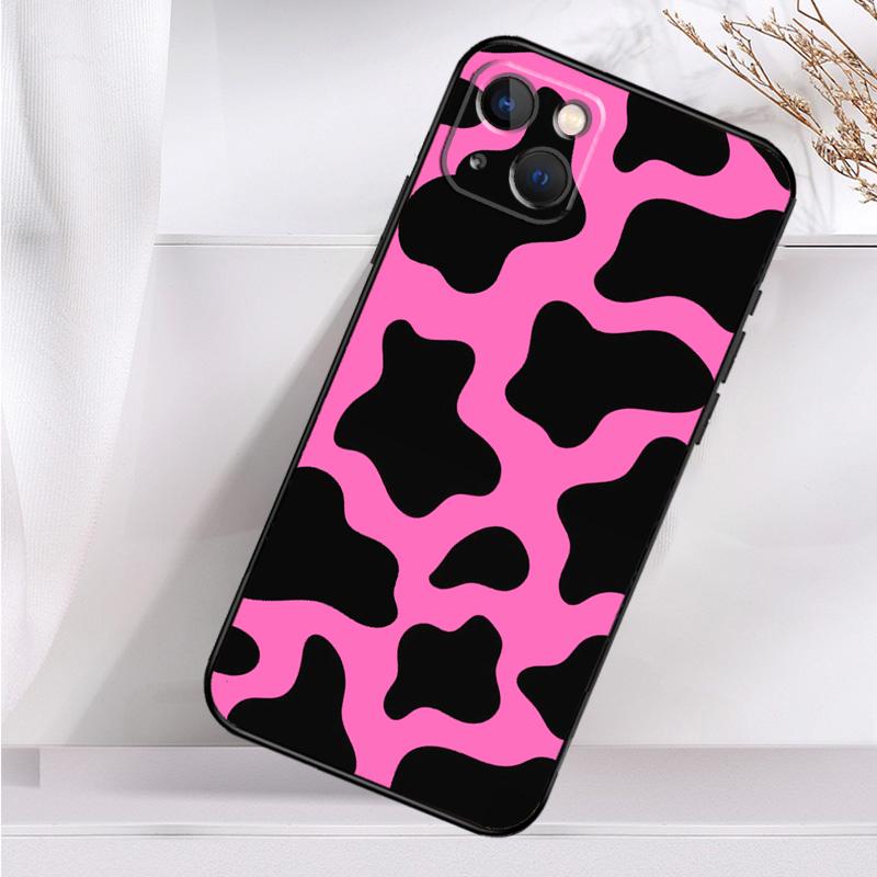 Cow Print Shockproof Case For iPhone 17 16 Pro Max 11 14 15 Plus 12 13 Mini 16e 17 Air Phone Cover