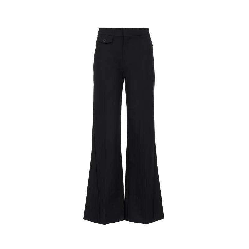 VEROMODA Women's Draped Micro-Flared Casual Trousers