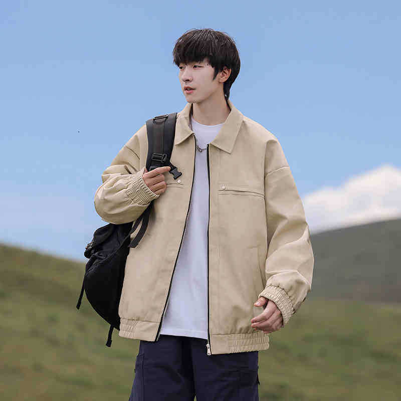 

Коричневая кожаная куртка для мужчин на осень и зиму, куртка Maillard свободного кроя в стиле кэжуал, утолщенная плюшевым вельветом 3XL