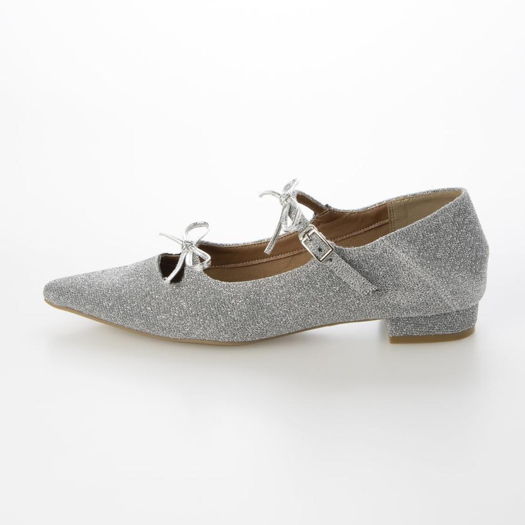 [EVOL] Double Ribbon Soft Pointed Pumps