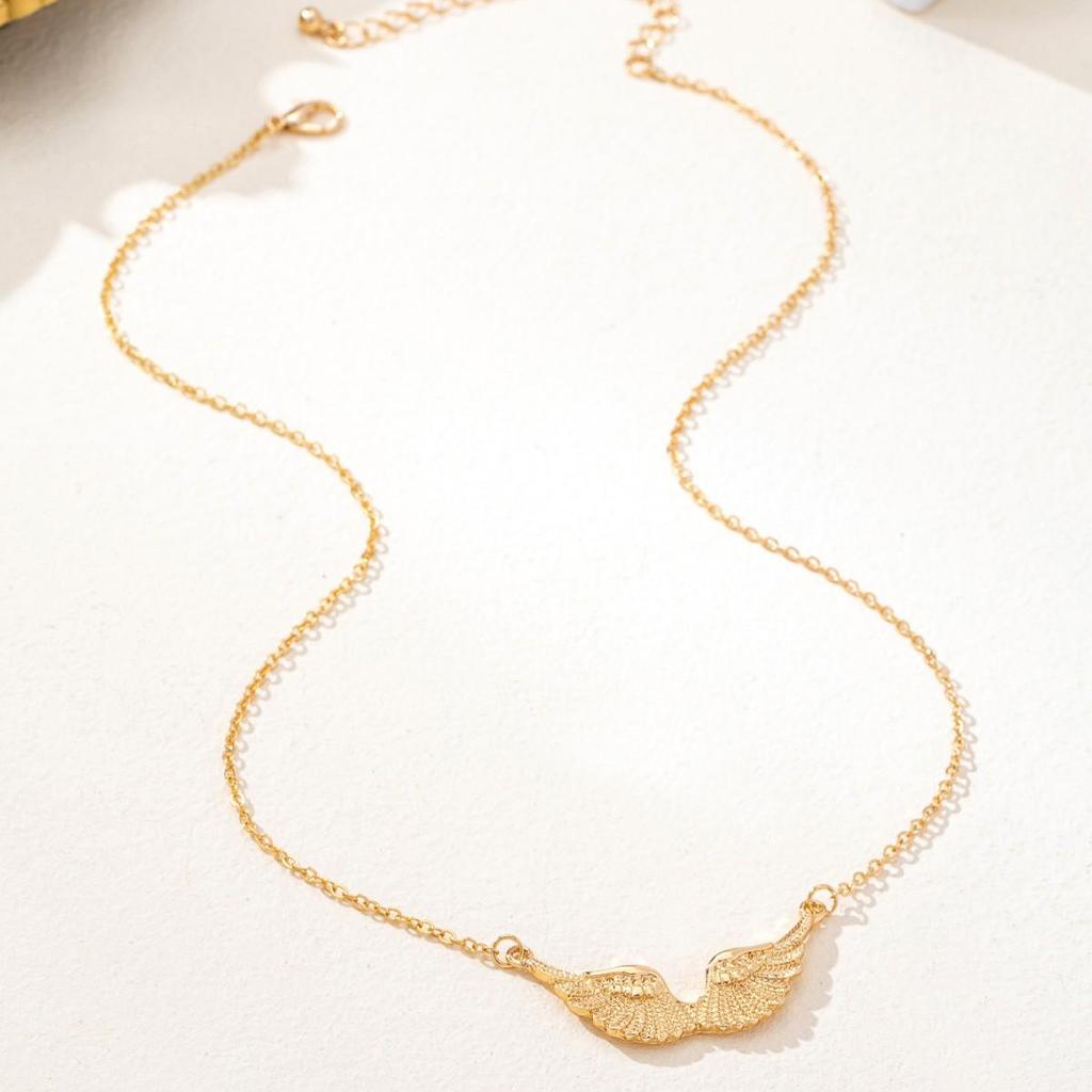 Collana personalizzata con ali d'angelo da donna