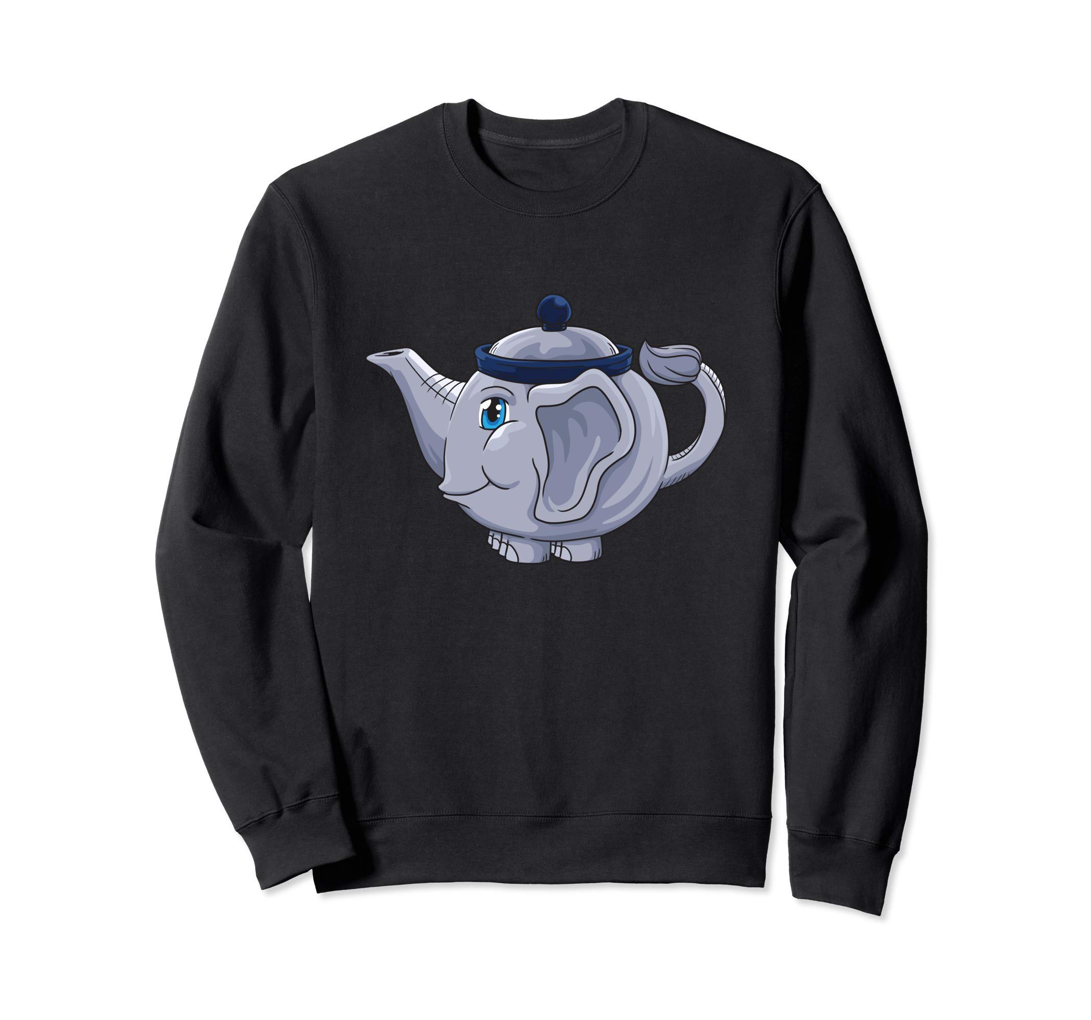 

Funny Elephant Drinking Tea with Teapot Sweatshirt