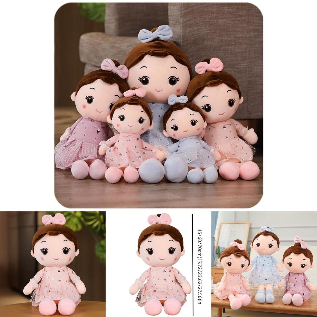 Plush Girl Doll With Cotton Filling For Kids Play And Collection