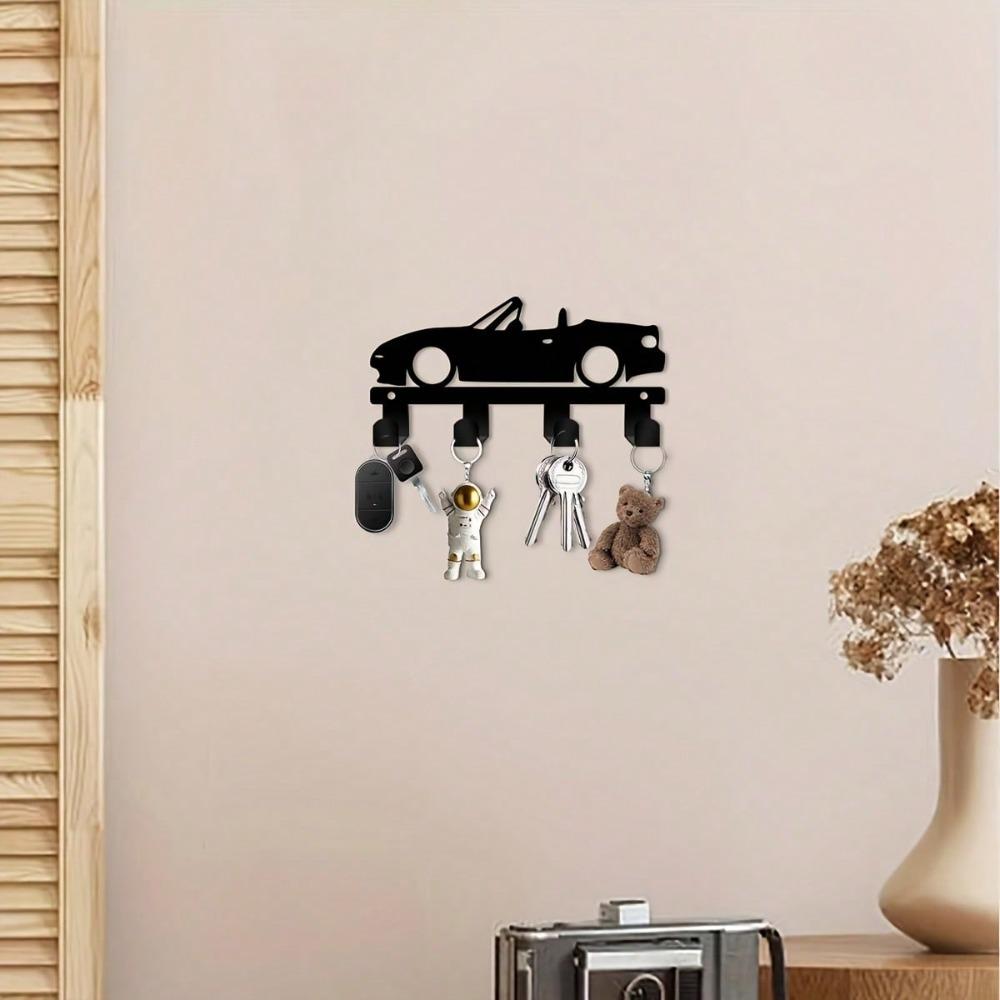Vintage Metal Car Key Hook for Wall Door Kitchen Bathroom Decor