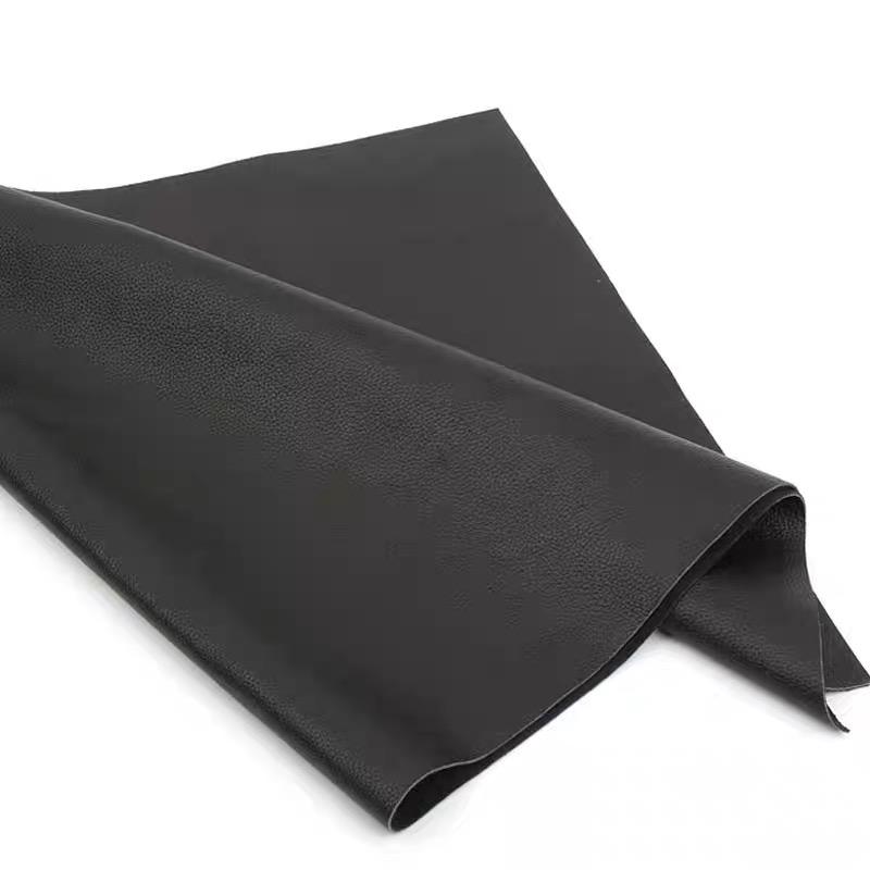 1.0mm Thin Leather Clothing Material Black Cowhide Leather Material Genuine Leather Leather Car Seat Door Panel Gear Lever Cover
