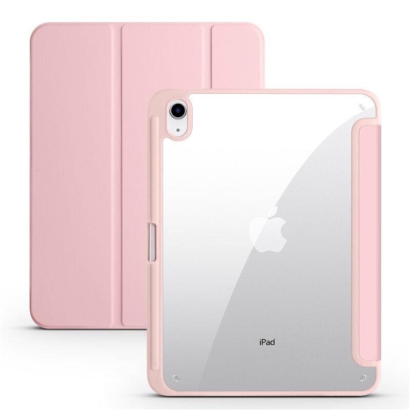 Case for iPad 11" 2025 A16 (11th gen.) / iPad 10.9" 2022 (10th gen.), Smartcase Hybrid, with stylus holder, light pink