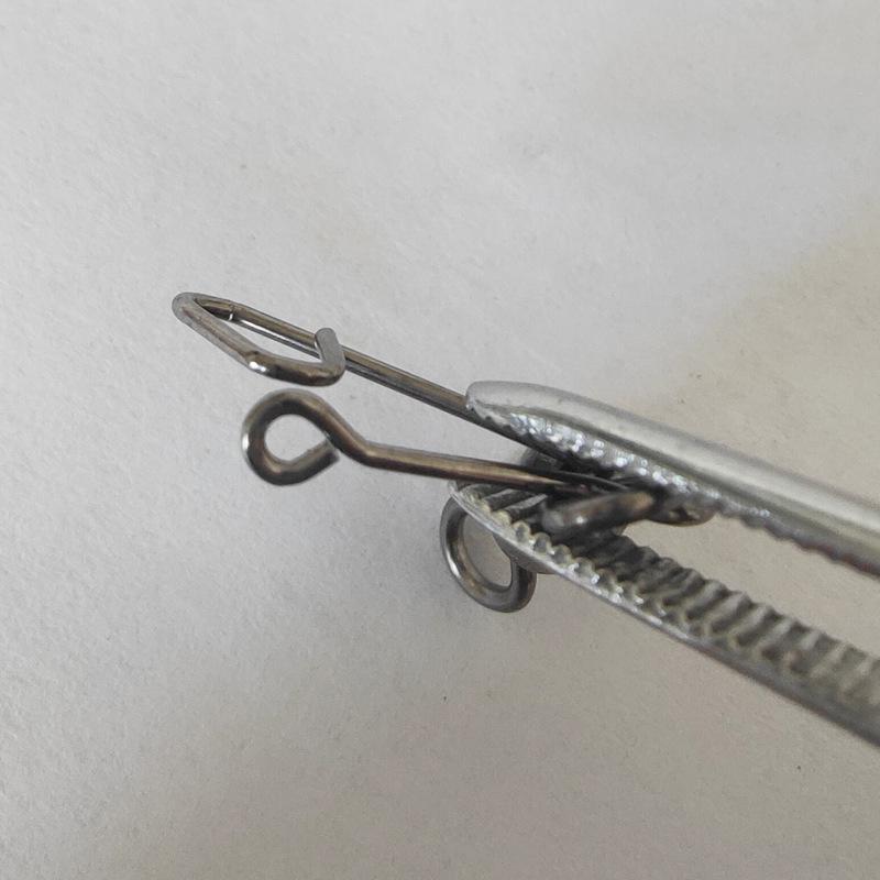 Heavy-Duty Stainless Steel Fishing Swivel with Safety Pin - American Barrel Copper Connector