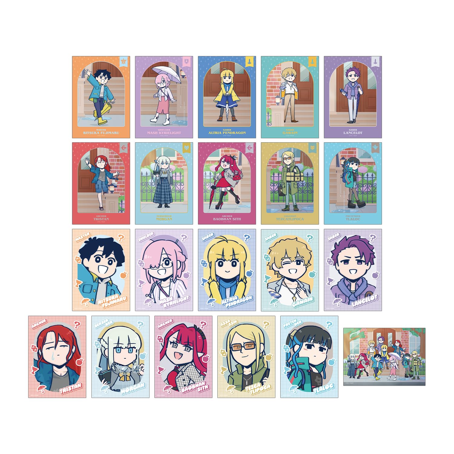 

Аниме [Fate/Grand Order]: Рицука Фудзимару Не Знает] Оригинальная Иллюстрация от Цутиды, Версия Сезона Дождей. Торговый бромид, Коробка из 21 шт.