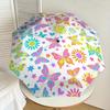 1PC Butterflies Flowers Umbrella-8-Rib Reinforced Portable Folding Travel Suitable for All Seasons Outdoor Daily Use  -J0375